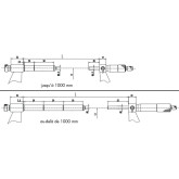 Micromètre d'extérieur de 300 à 2000 mm