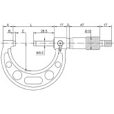 Micromètre d’extérieur haute qualité